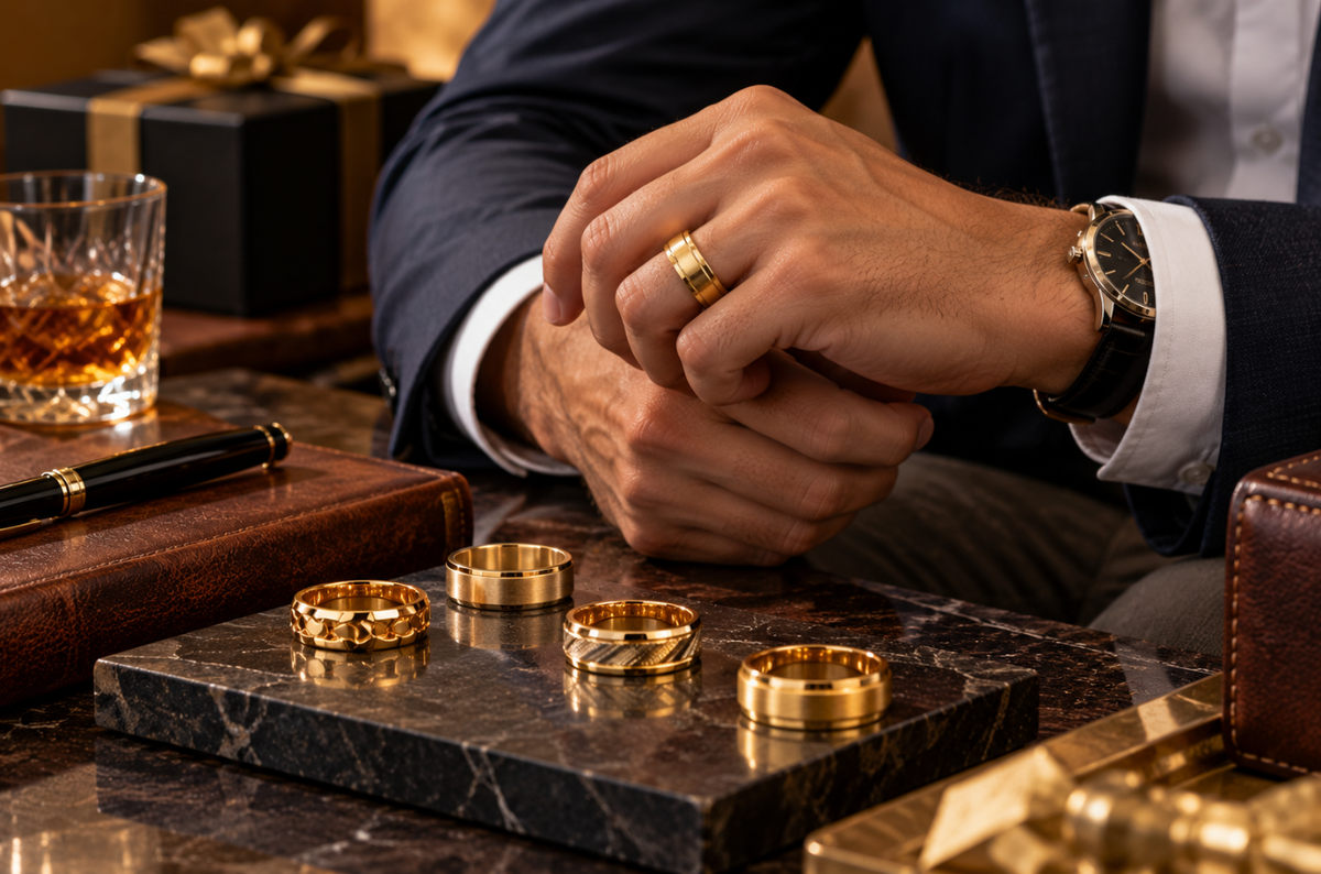 Buying Guide to Gold Rings for Men That Last for Years