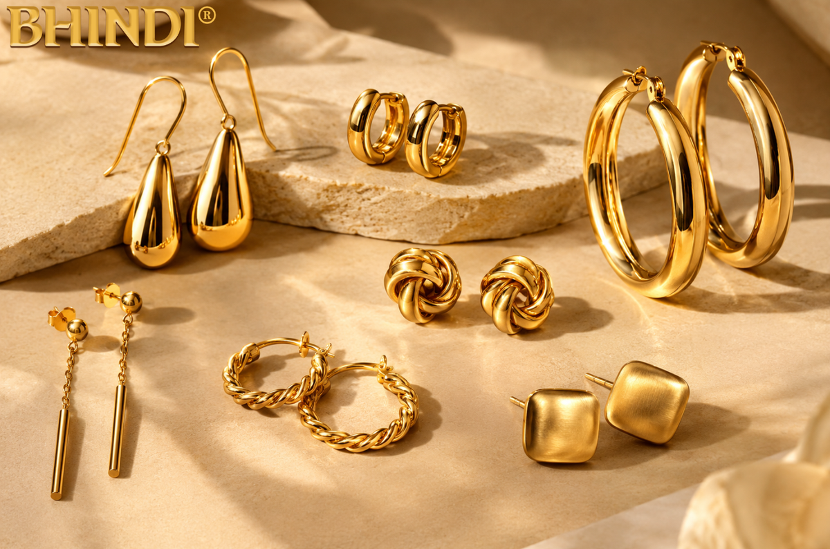 Gold Earrings Every Woman Should Own in Her Jewelry Collection