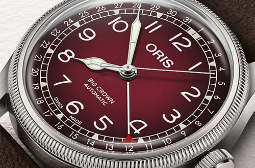 Oris x Cervo Volante Burgundy 40mm