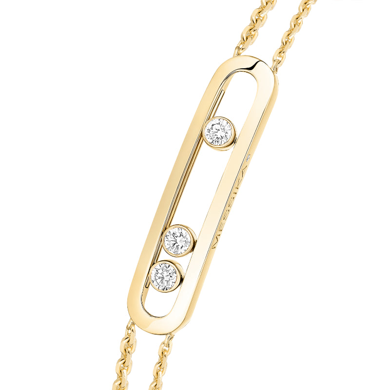 18K Yellow Gold Diamond Move Classique Bracelet