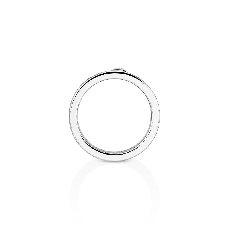 Natural Titanium Diamond Move Titanium Ring