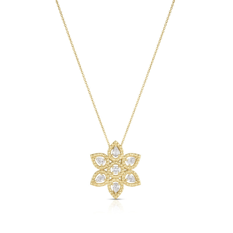 18K YELLOW GOLD DOLCETTO DIAMOND STAR NECKLACE