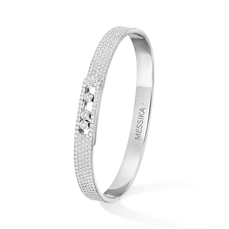 18K White Gold Diamond Move Noa Pavé Bracelet