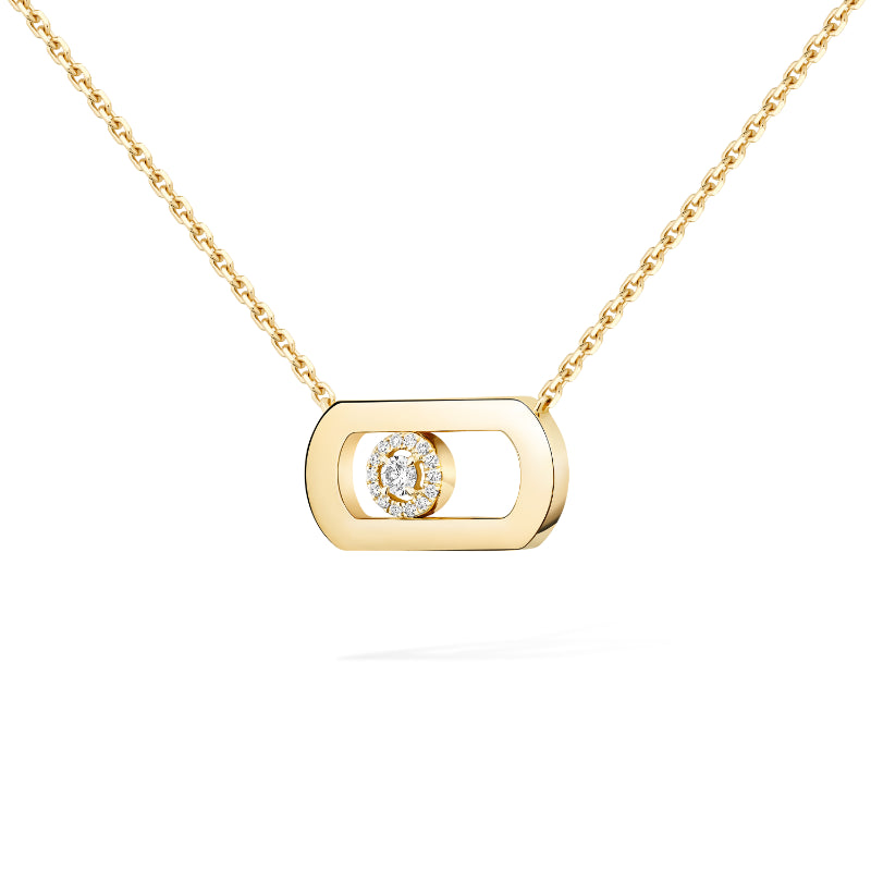 18K Yellow Gold Diamond So Move Necklace