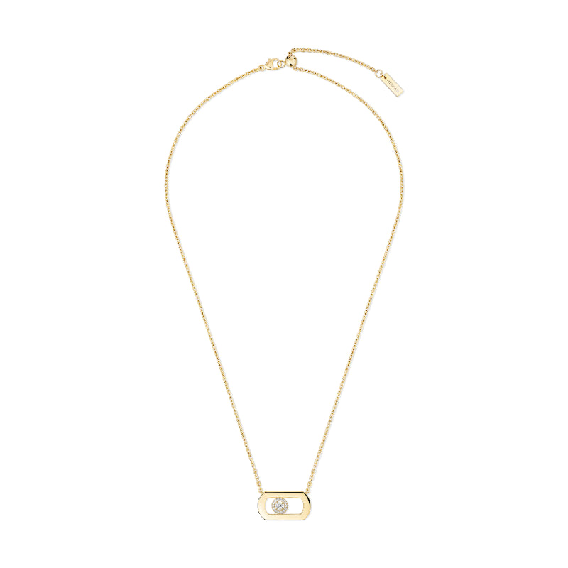 18K Yellow Gold Diamond So Move Necklace