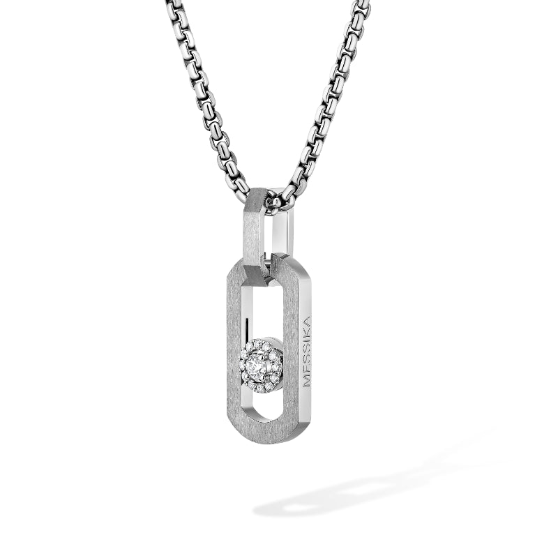 Natural Titanium Diamond So Move Necklace