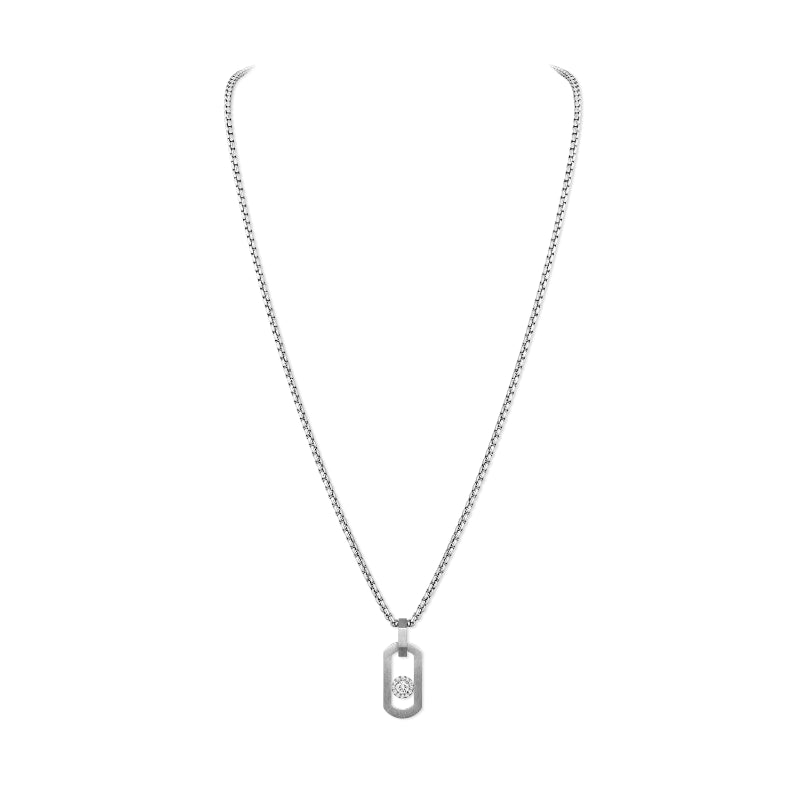 Natural Titanium Diamond So Move Necklace