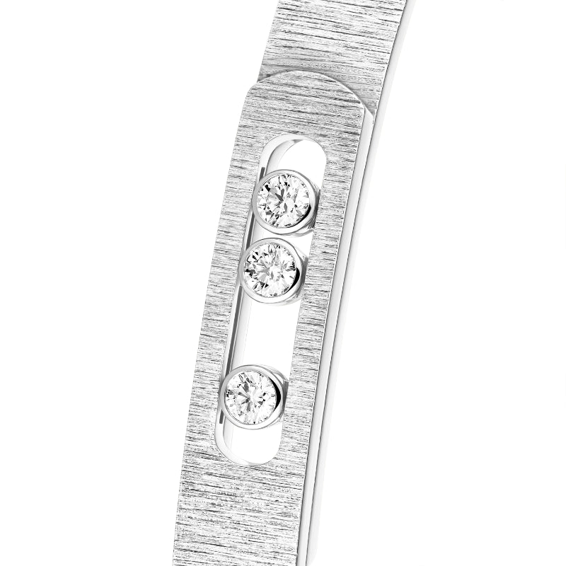 18K White Gold Diamond Move Noa Ciselé Bracelet