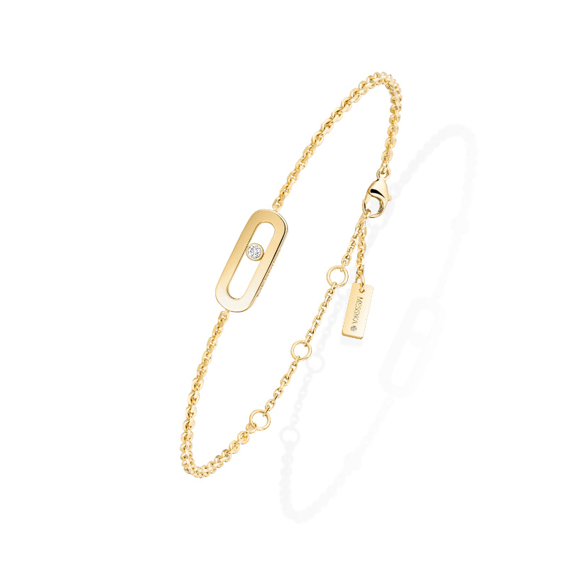 18K Yellow Gold Diamond Move Uno Bracelet