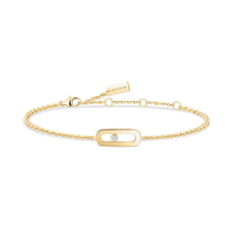 18K Yellow Gold Diamond Move Uno Bracelet