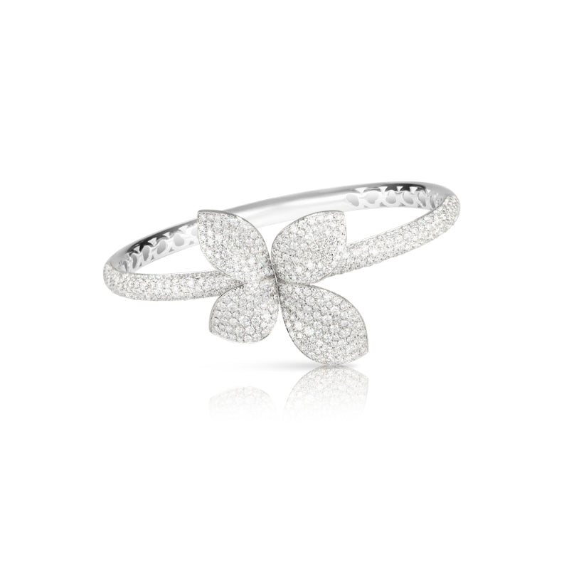 Giardini Segreti Bracelet in 18K White Gold with White Diamonds.
