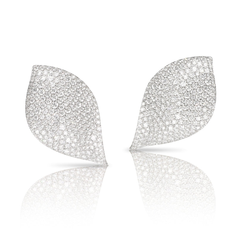 Aleluiá XL Earrings in 18K White Gold and White Diamonds.