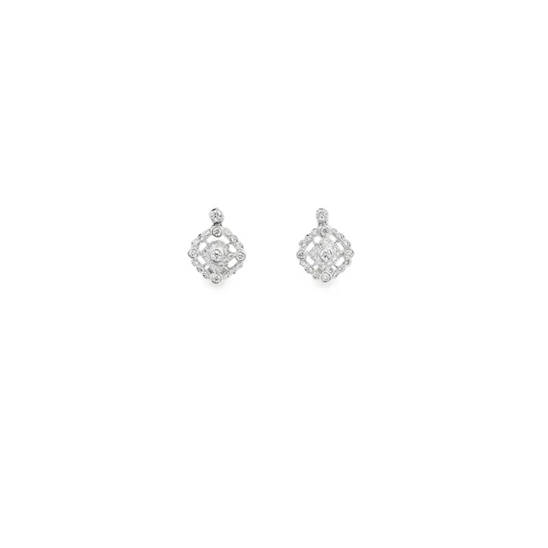 Elegant Diamond Pendant Set