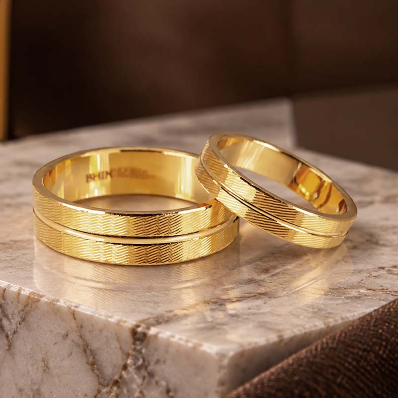 Wedding Band 22K Yellow Gold 3mm