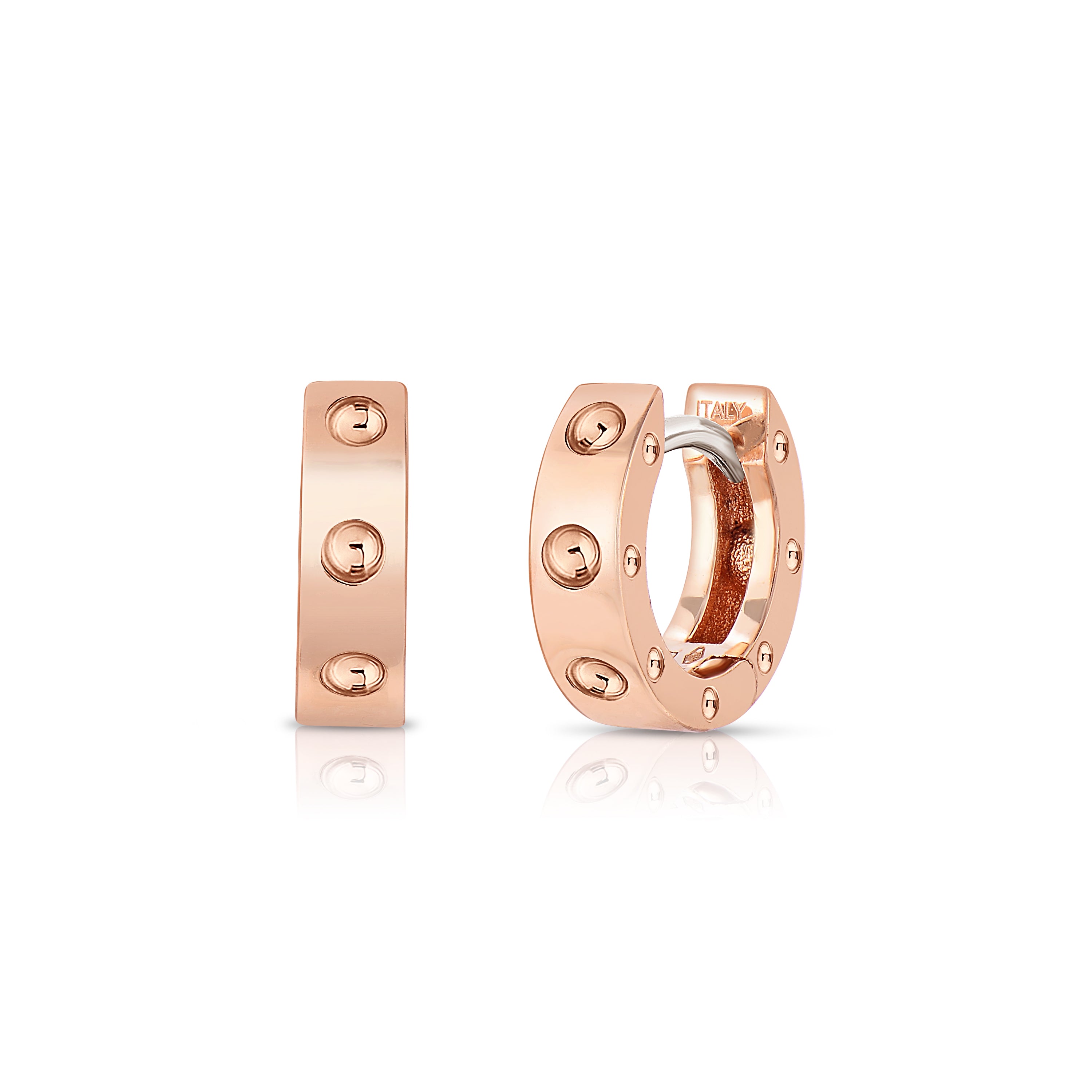 18K ROSE GOLD POIS MOI SYMPHONY HOOP EARRINGS