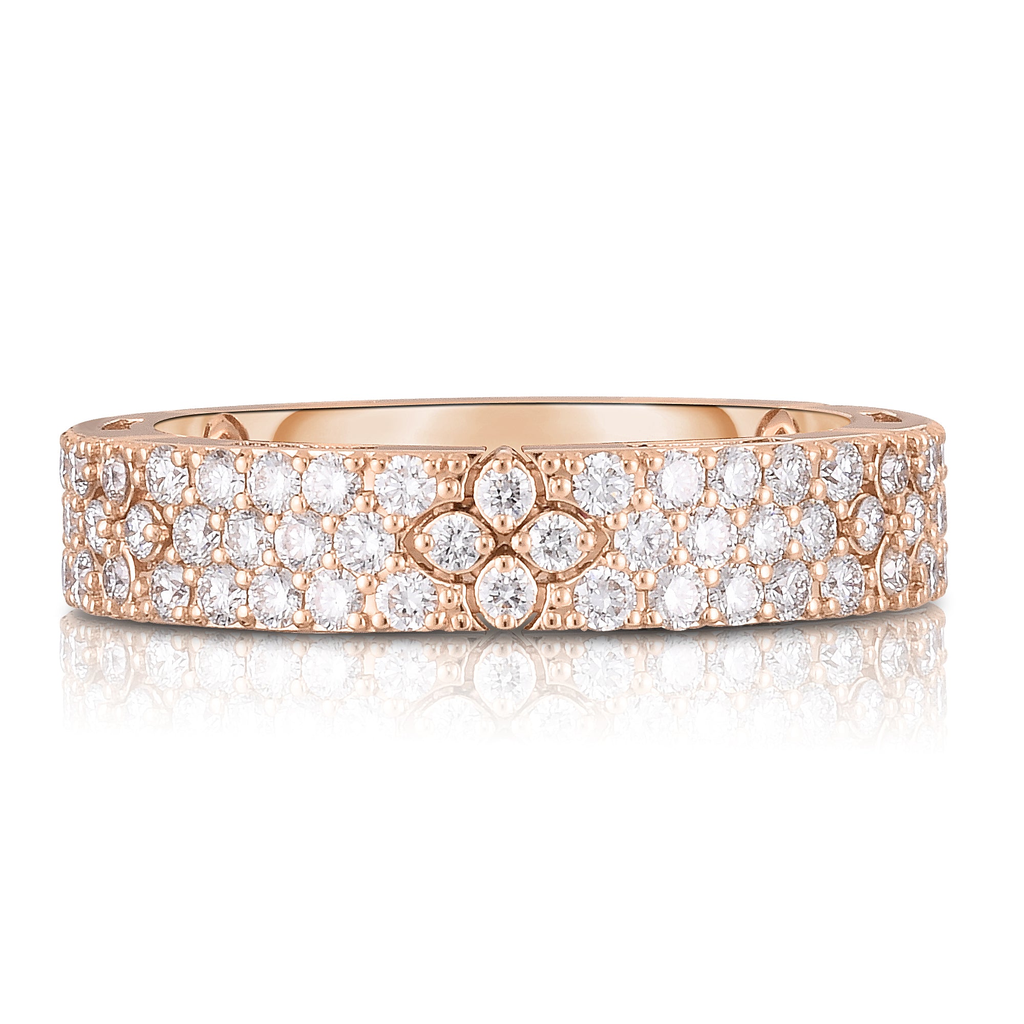 18K ROSE GOLD LOVE IN VERONA PAVE RING