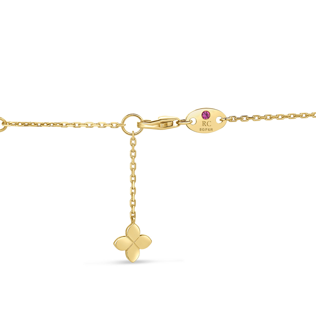 18K YELLOW GOLD DIAMONDS BY THE INCH BLACK ENAMEL BAR AND BEZEL STATION LONG NECKLACE