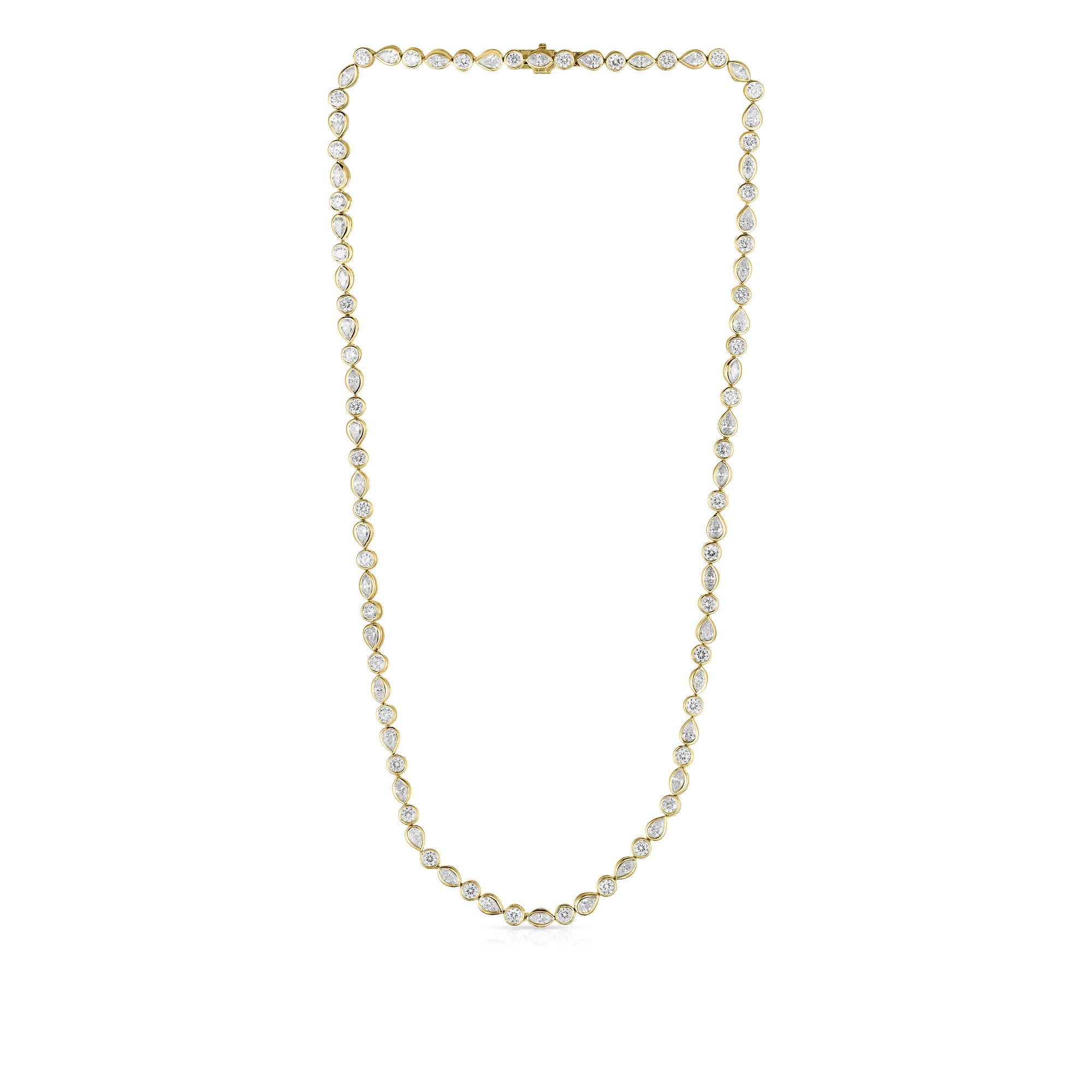 18K YELLOW GOLD DOLCE DIAMOND NECKLACE