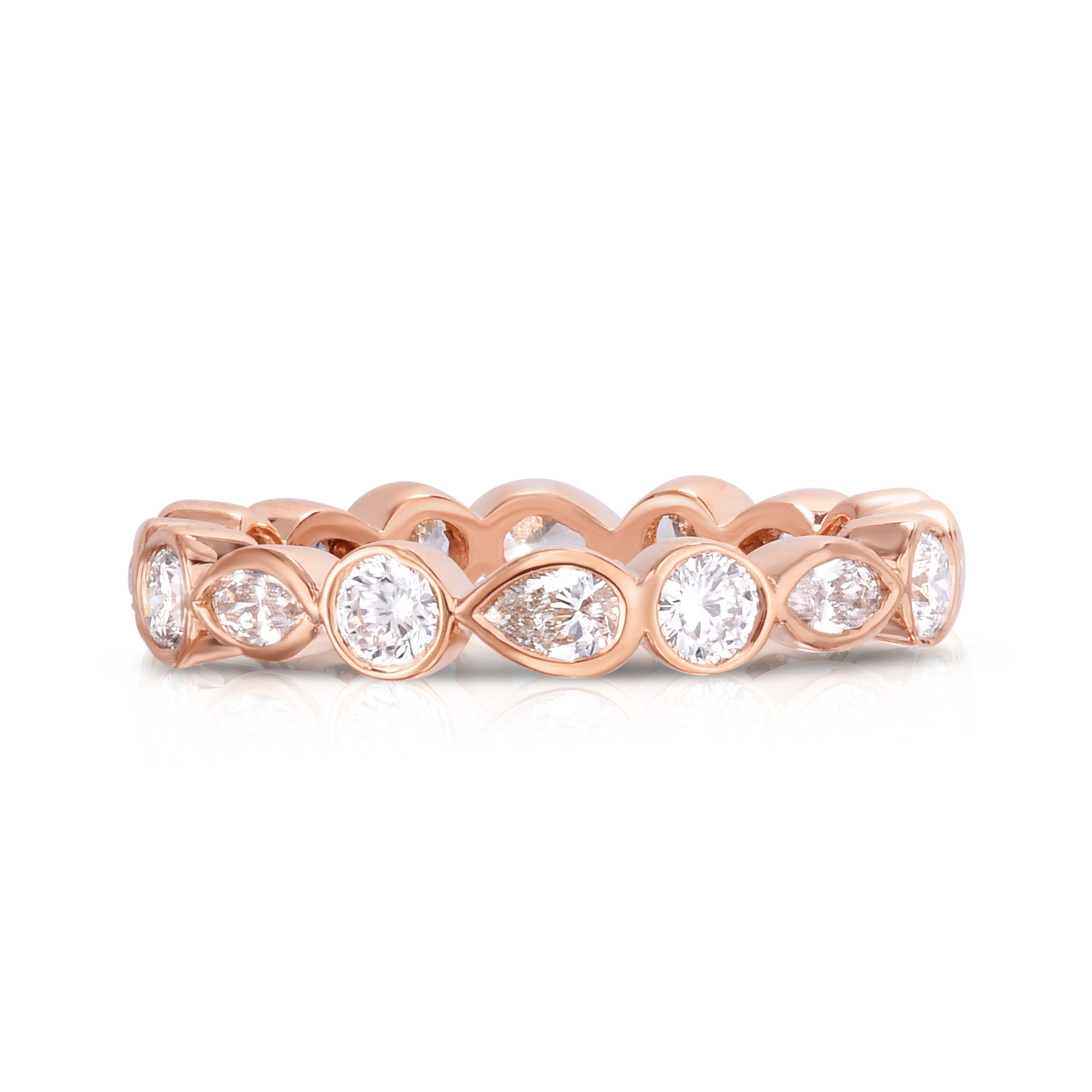 18K ROSE GOLD DOLCE MINI ETERNITY BAND RING