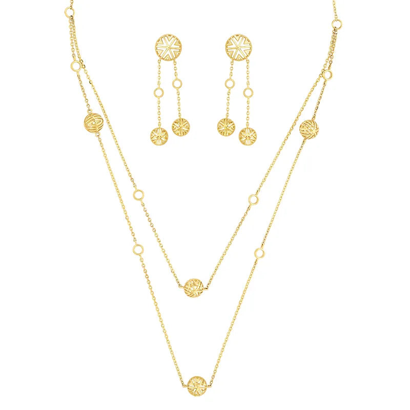 Contemporary yet Timeless Necklace Set