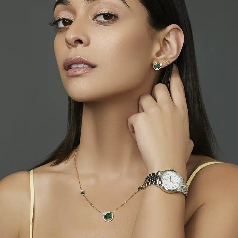Diamond Pendant Set in Gold