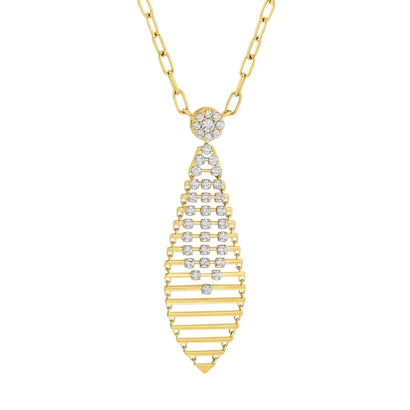 Drop Gorgeous Pendant and Earrings Set