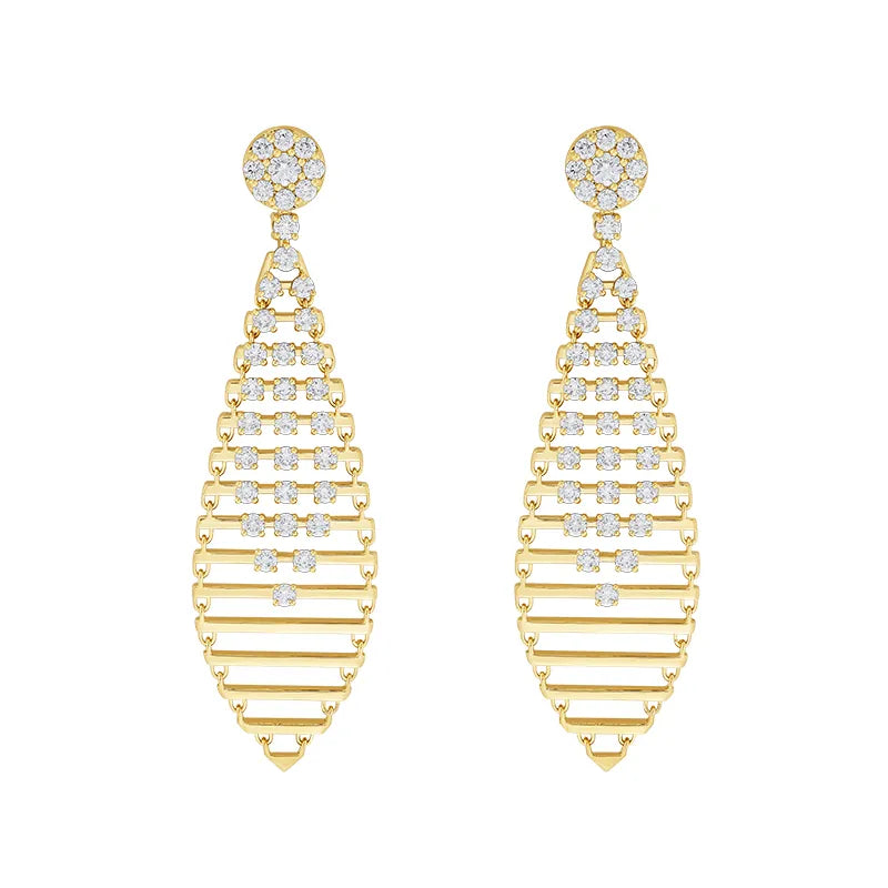 Drop Gorgeous Pendant and Earrings Set