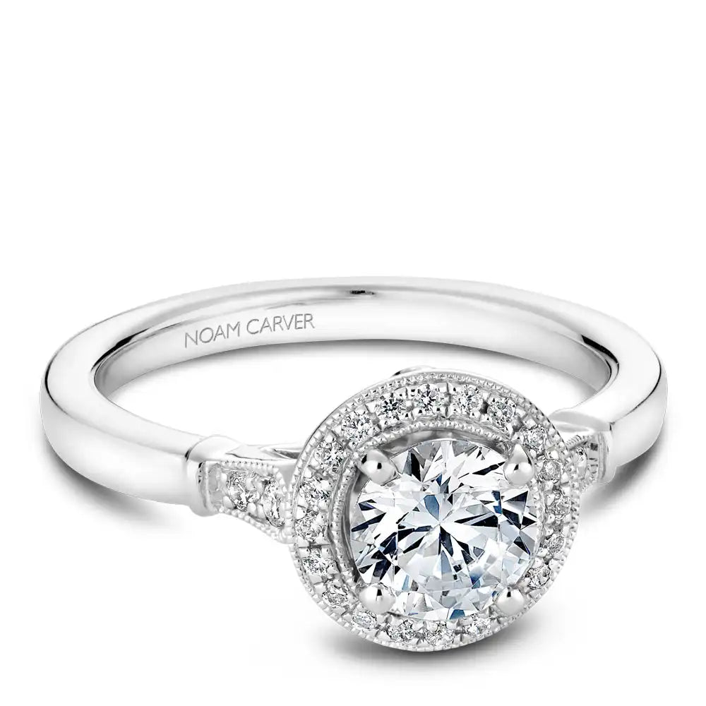 Noam Carver Semi Mount Engagement Ring