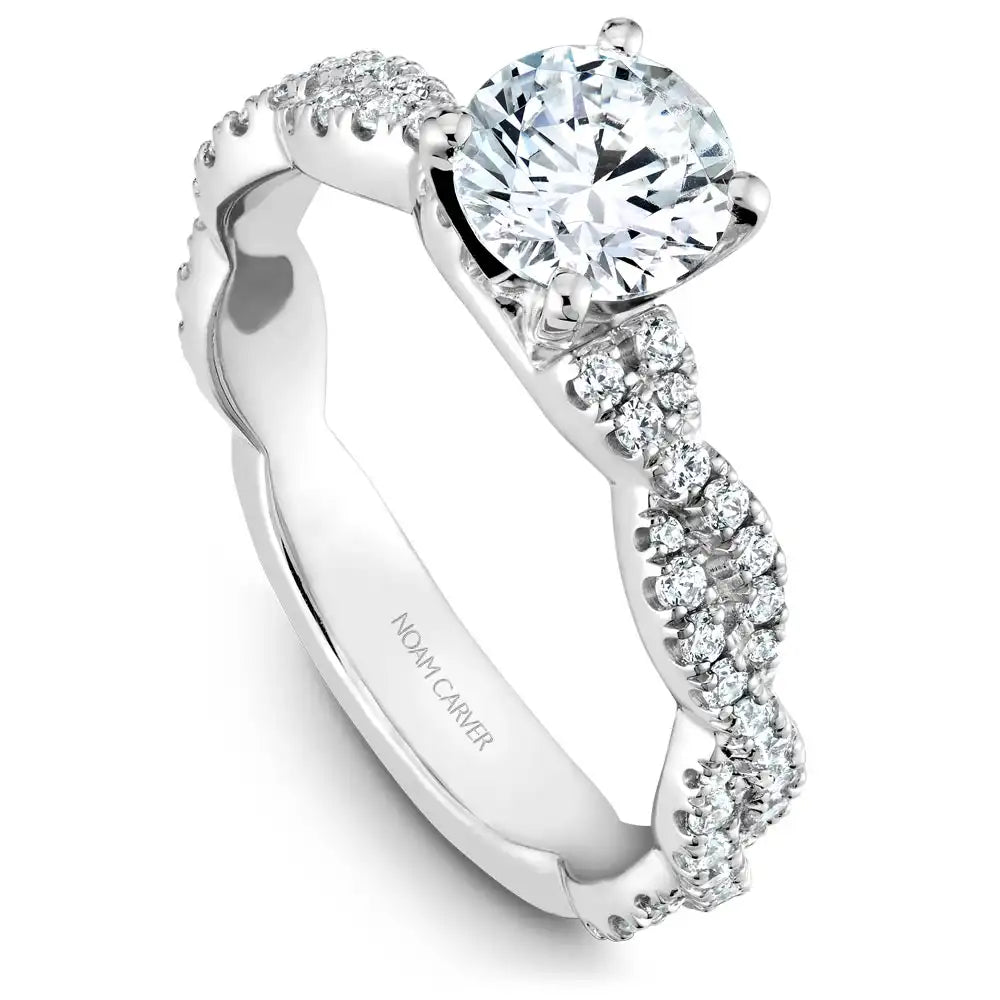 Noam Carver Semi Mount Engagement Ring