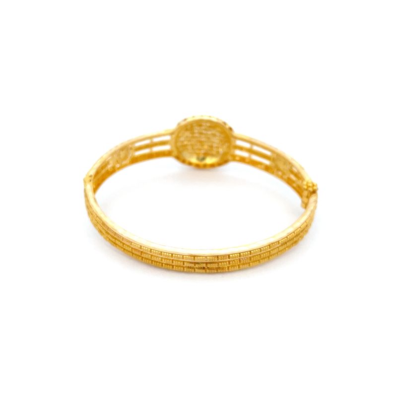 Beautiful 22K Yellow Gold Kada Bangle for Women Classic Design Everyday Wear