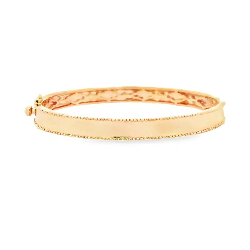 Gold Diamond Bangle Bracelet