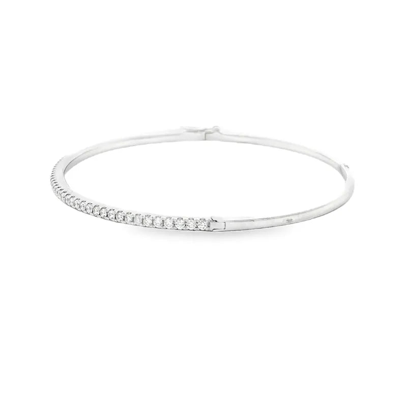 Gold Diamond Bangle Bracelet