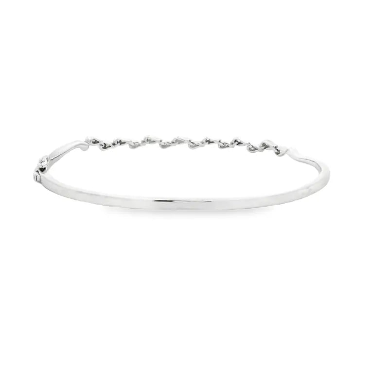 Gold Diamond Bangle Bracelet