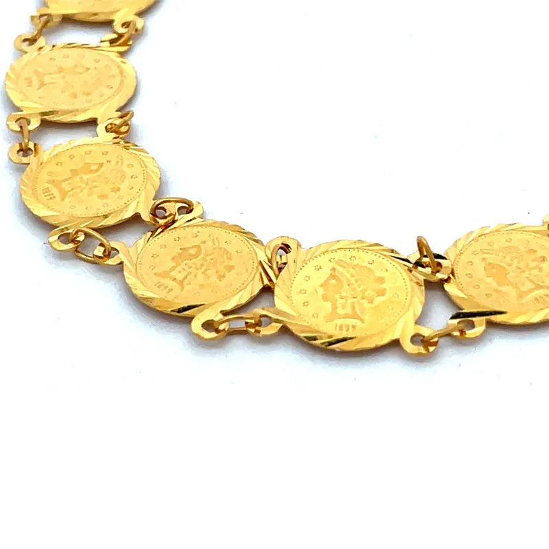 22K Gold Bracelet Size - 8 inch