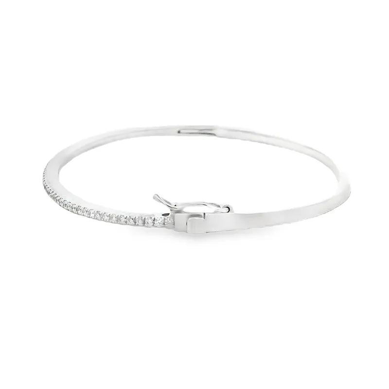 Gold Diamond Bangle Bracelet