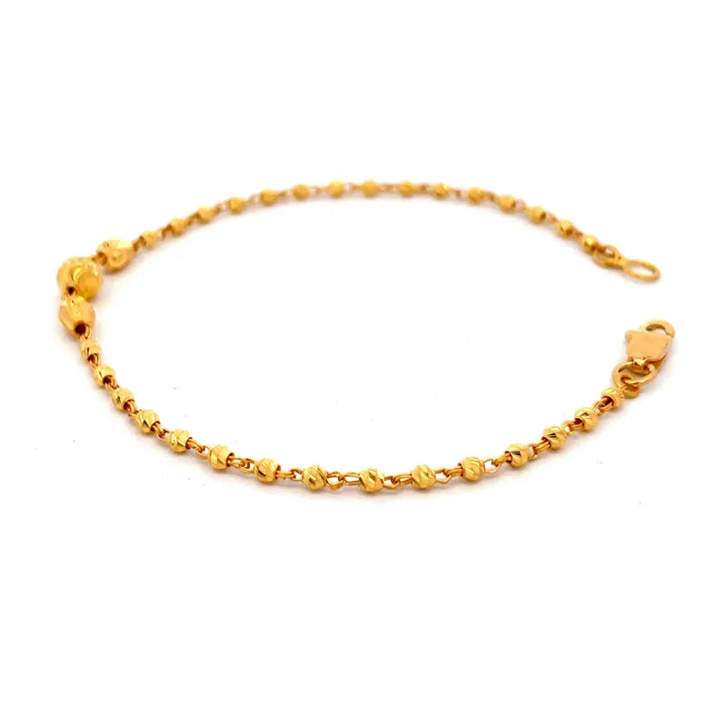 Elegant 22K Yellow Gold Bracelet for Timeless Everyday Wear