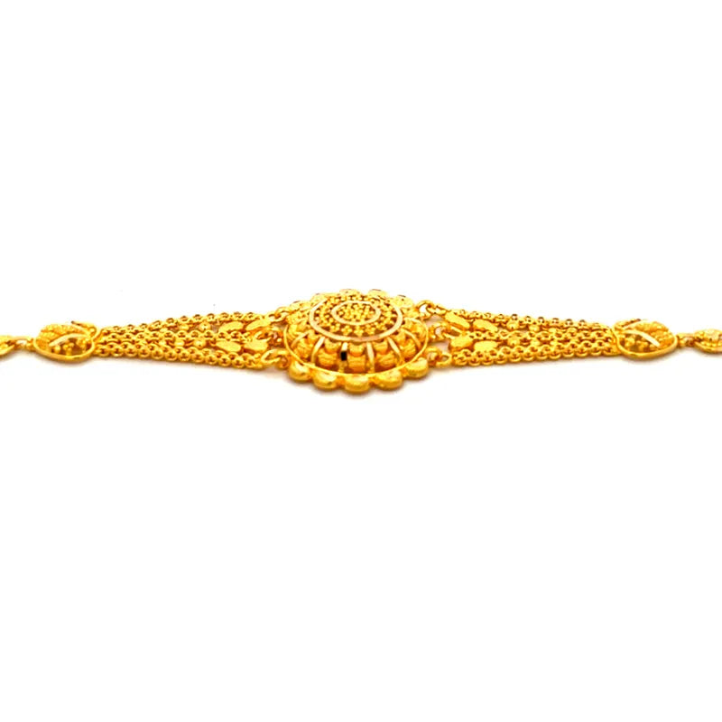22K Gold Bracelet Size - 8 inch