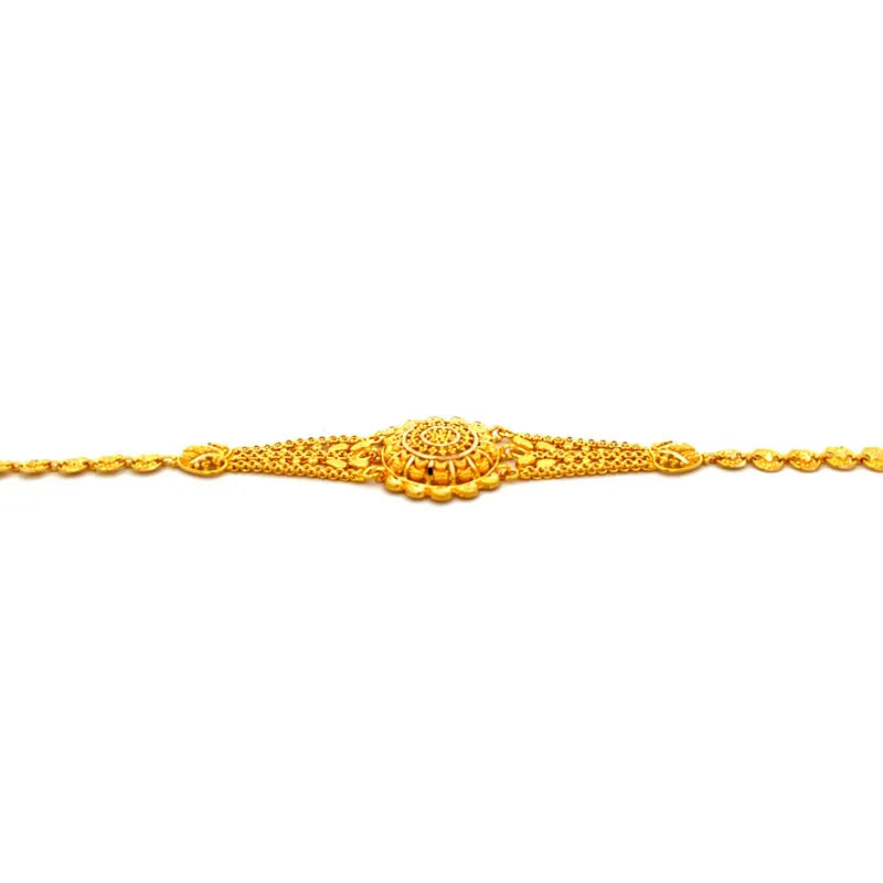 22K Gold Bracelet Size - 8 inch