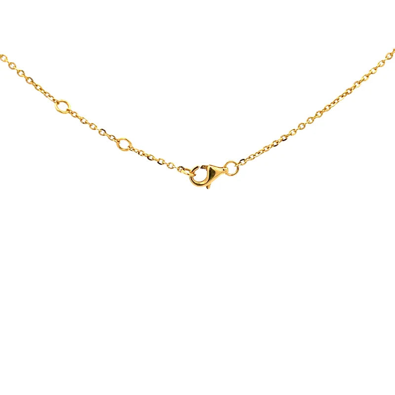 Round Mangalsutra in 18K gold and Diamonds