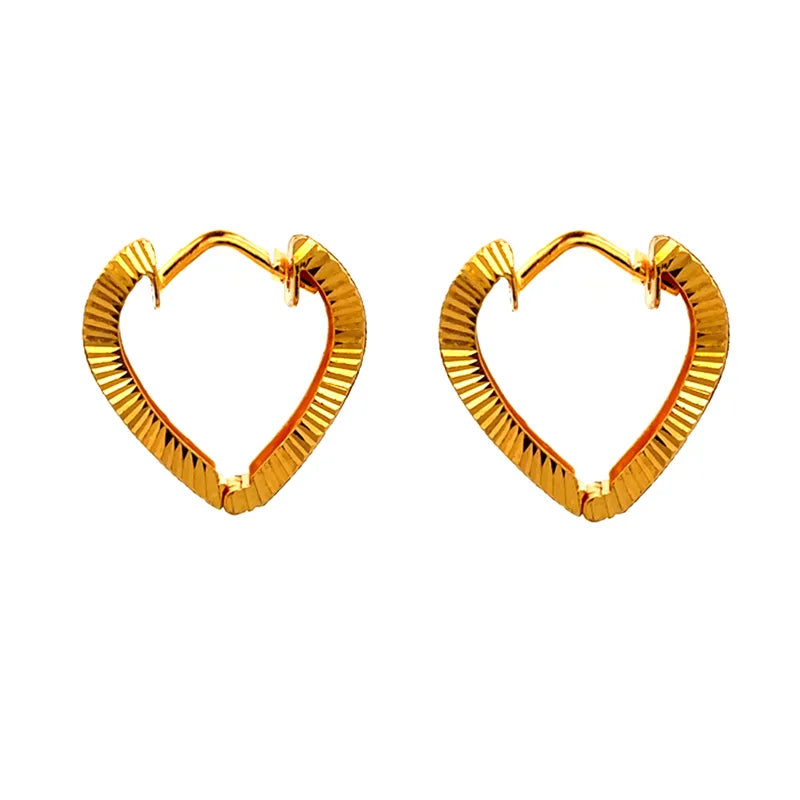 Elegant 22K yellow gold hoop earrings for timeless everyday style