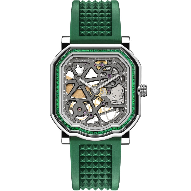 Maestro 8.0 Squelette Gem-Set Emeralds