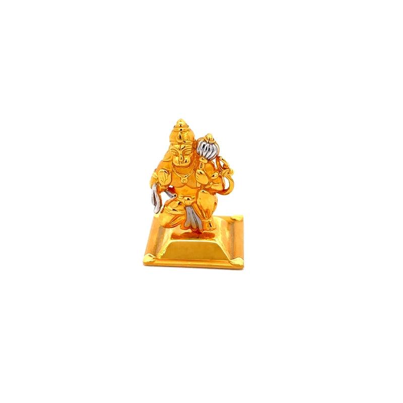 Lord Hanuman Gold Statue | Spiritual Puja Vastu