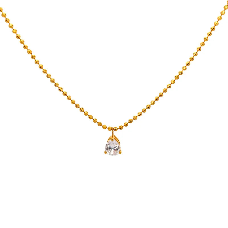 Elegant 22K Yellow Gold Fancy Chain Necklace for Timeless Appeal