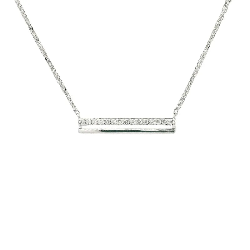Elegant Bar Pendant Necklace Set