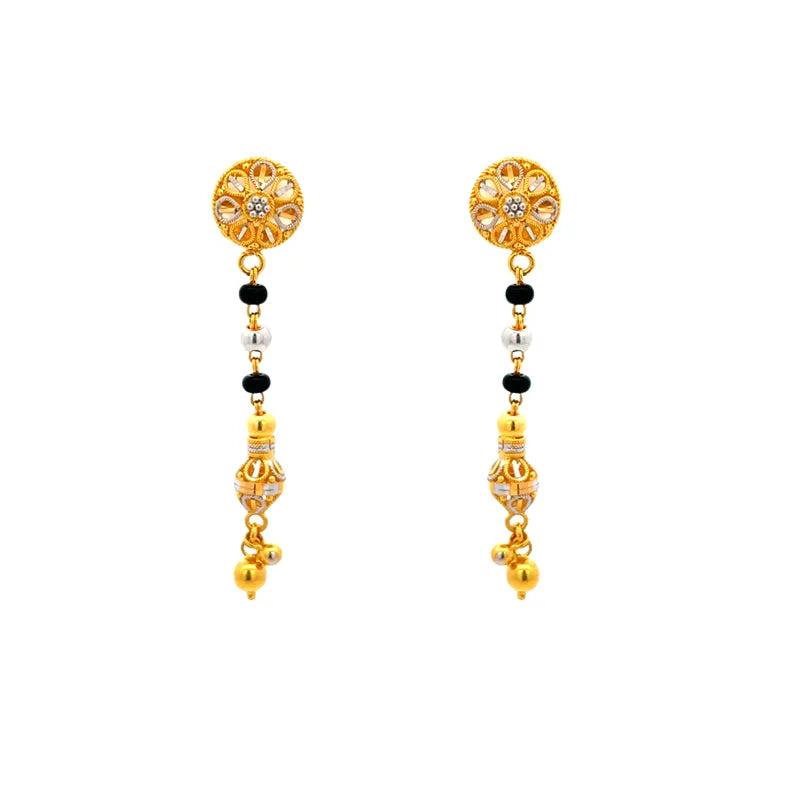 22K Gold Mangal sutra Necklace Set
