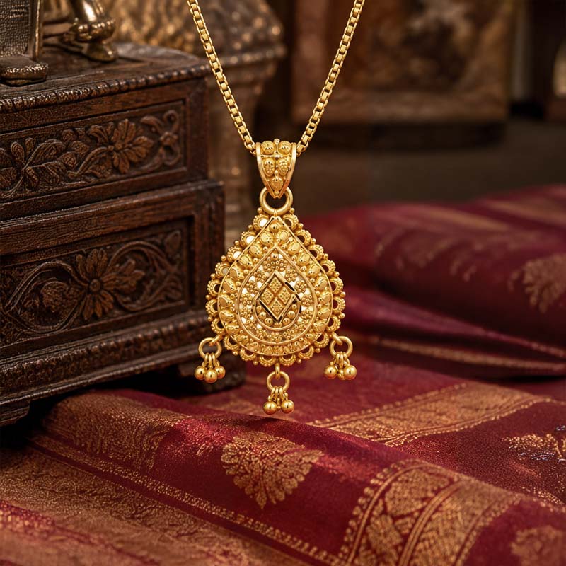 22K Yellow Gold Pendant