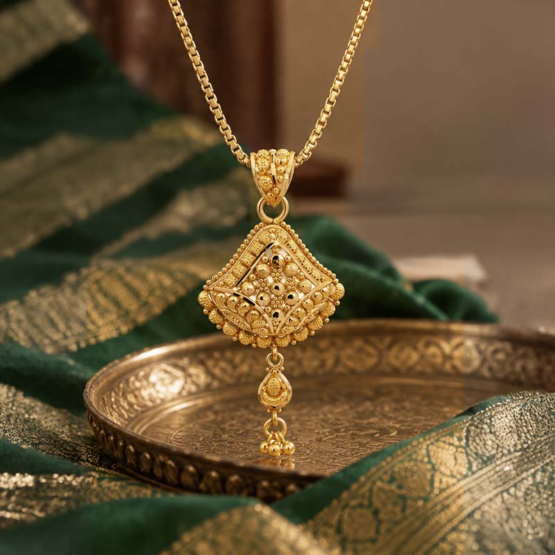 22K Yellow Gold Pendant
