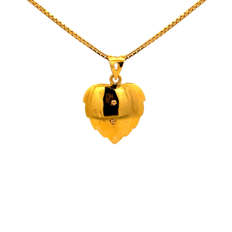 Lord Krishna Pendant - Leaf shaped