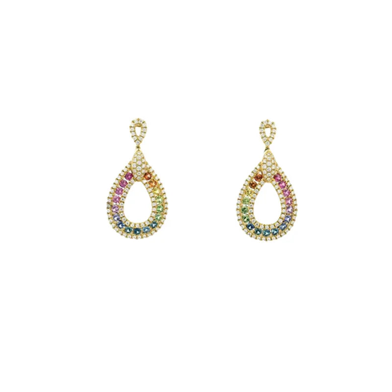 Elegant Gold and Gemstone Pendant