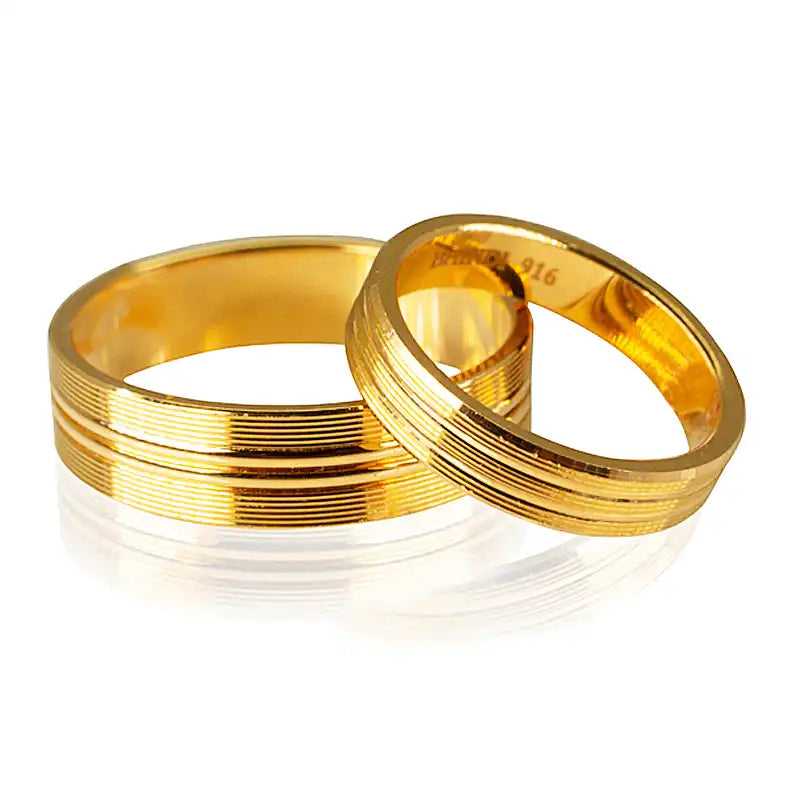 Wedding Band 22K Yellow Gold 3mm